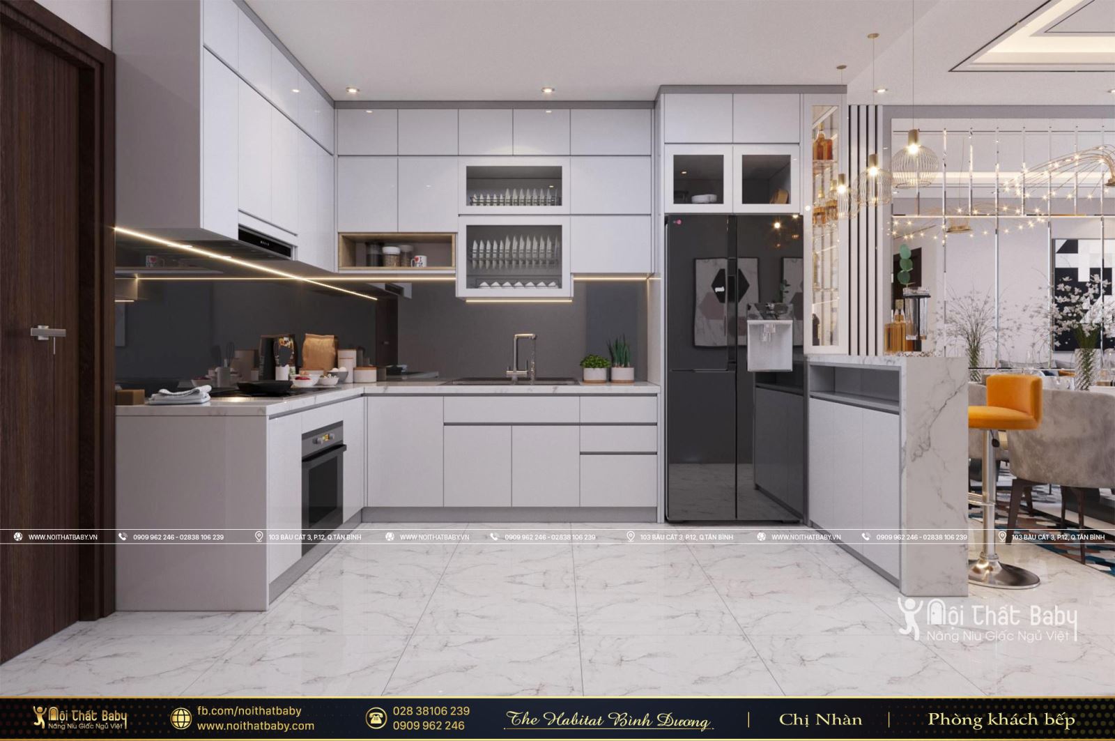 Tổng hợp những mẫu thiết kế nội thất chung cư The Habitat Bình Dương